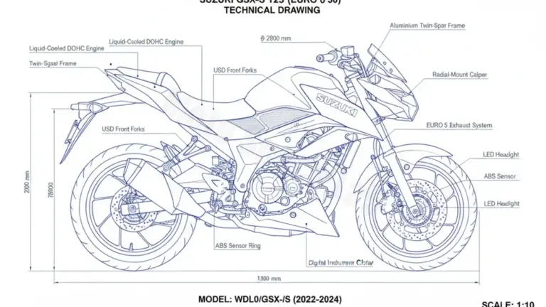 Suzuki GSX-S 125 (EURO 5) – WDL0/GSX-S Full Specifications & Ownership Data