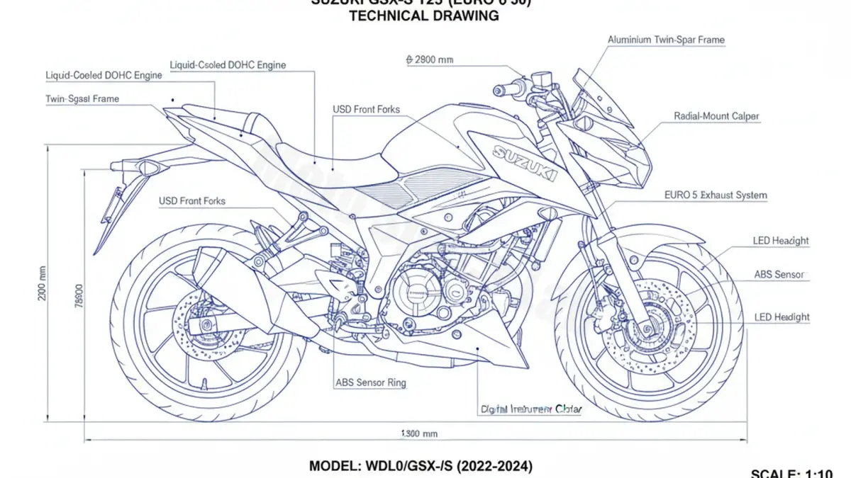 Suzuki GSX-S 125 (EURO 5) - WDL0/GSX-S Full Specifications & Ownership Data specs