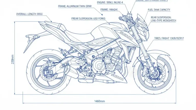 Suzuki GSX-S 950 (EURO 5) – WEK1/WEK2 Service Guide: Oil Level & Tire Specs
