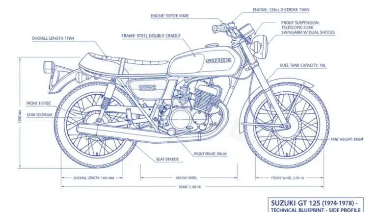 Review: Suzuki GT 125 – GT-125 (1974-1979) Specs & Features