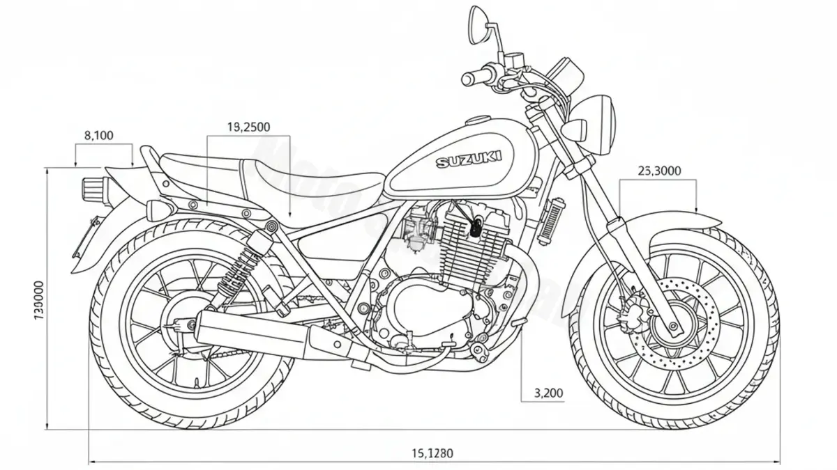 Suzuki GZ 125 MARAUDER - AP Service Data: Oil, Battery & Specs specs