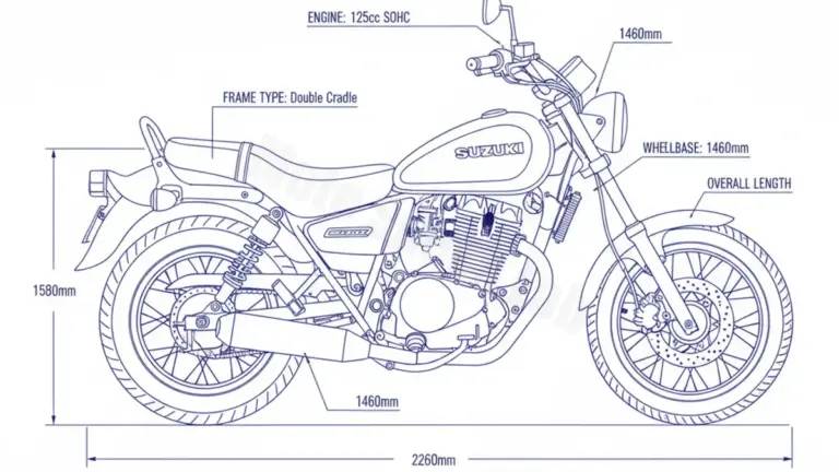 Oil & Tires: Suzuki GZ 125 MARAUDER – AP1711 Technical Specifications