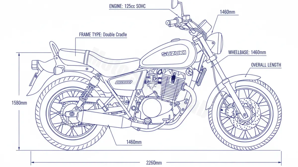 Oil & Tires: Suzuki GZ 125 MARAUDER - AP1711 Technical Specifications specs