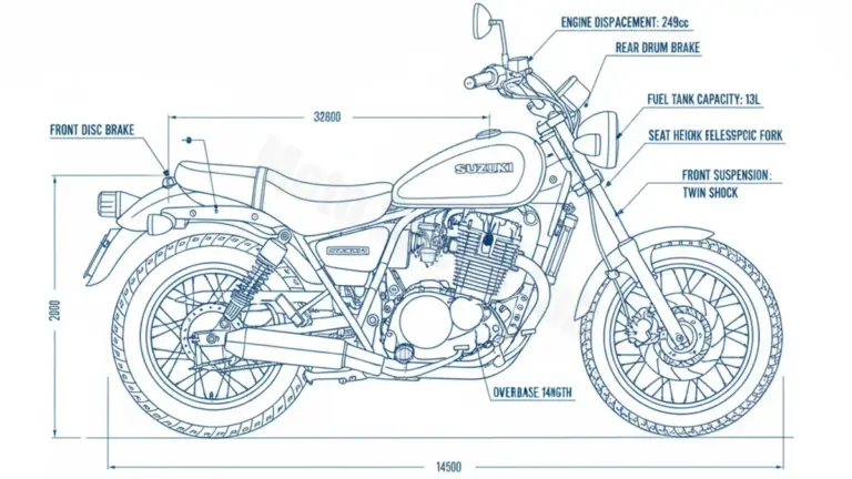 Suzuki GZ 250 MARAUDER – AR Specs: Engine Oil, Gap & Tire PSI
