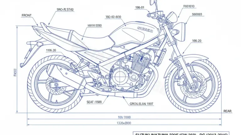Suzuki INAZUMA 250/F (GW 250) – DC Specs: Oil Capacity & Tire Pressure