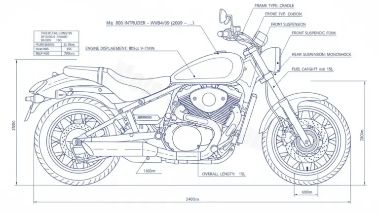 Review: Suzuki M 800 INTRUDER – WVB4/09 (2005 – 2012) Specs & Features