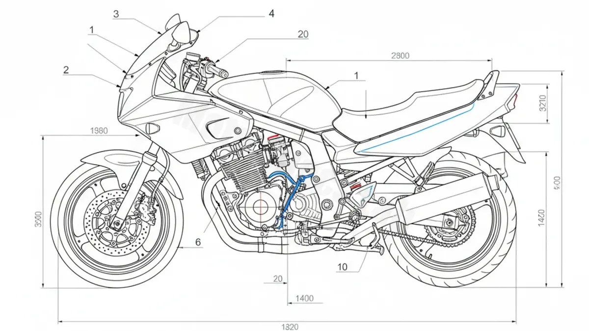 Suzuki RF 600 R/RU - GN76B/96 Maintenance Schedule & Torque Settings specs