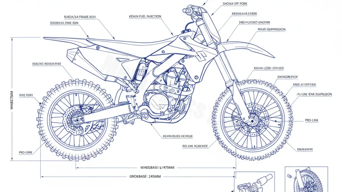Oil & Tires: Suzuki RM-Z 250 - RJ42A/L4 Technical Specifications specs