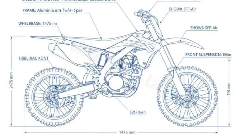 Suzuki RM-Z 250 – RJ42A/L5 Tire Pressure, Oil Type & Fluid Specs