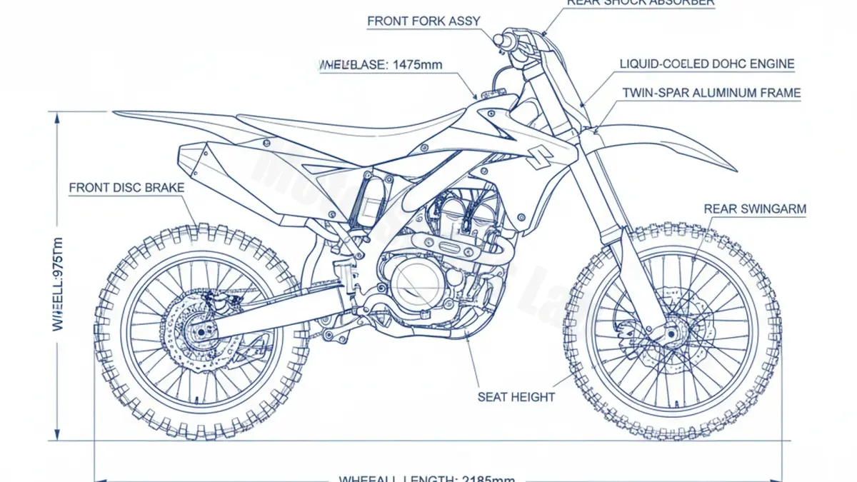 Suzuki RM-Z 250 - RM-Z250/20 Service Data: Oil, Battery & Specs specs