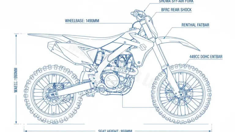 Oil & Tires: Suzuki RM-Z 450 – RL42A/L6 Technical Specifications