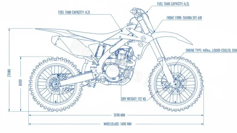 Suzuki RM-Z 450 – RL42A/L7 Workshop Data: Fluids, Plugs & Tires