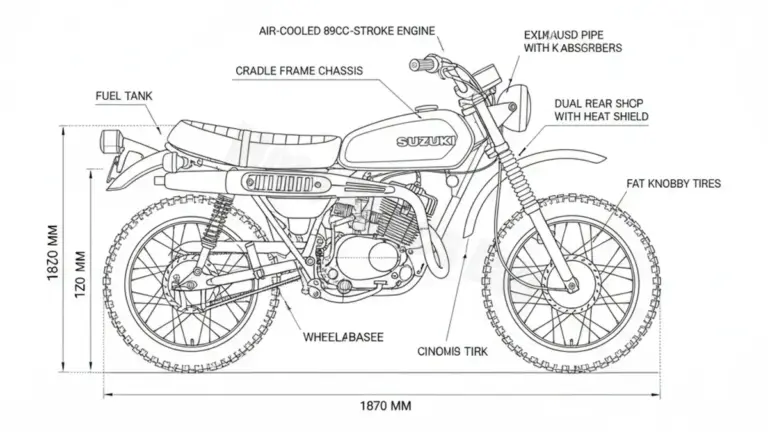 Suzuki RV 90 – RV90 Specs: Engine Oil, Gap & Tire PSI