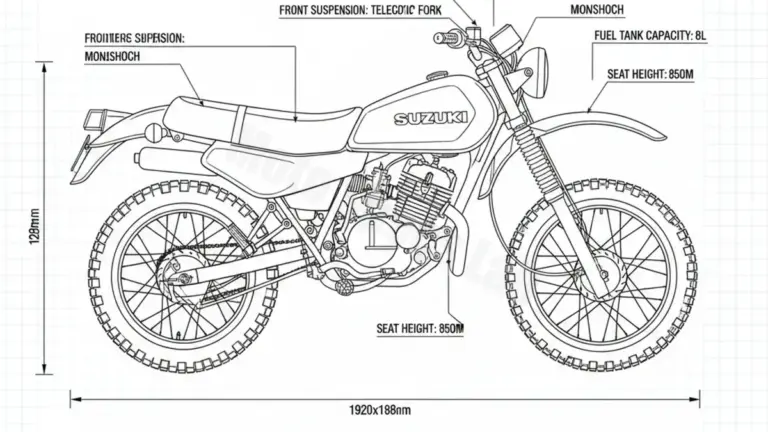 Suzuki TS 50 XKM – SA11C (1991-1994) Factory Oil & Tire Pressure Data