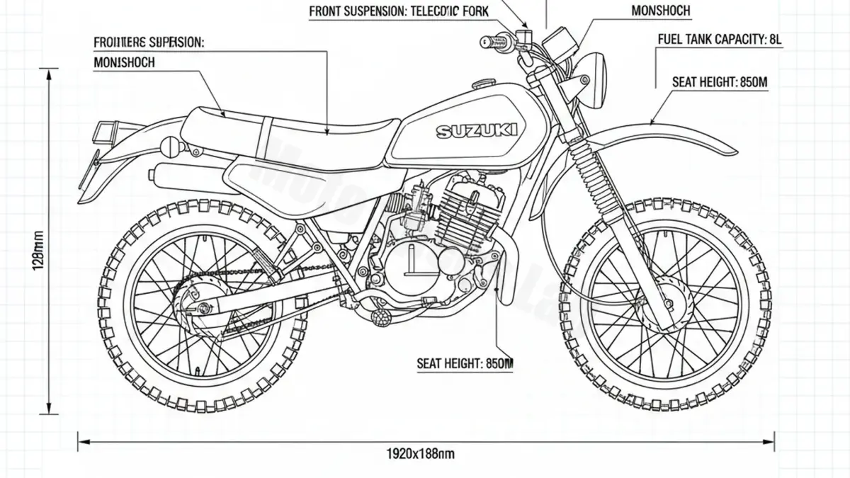 Suzuki TS 50 XKM - SA11C (1991-1994) Factory Oil & Tire Pressure Data