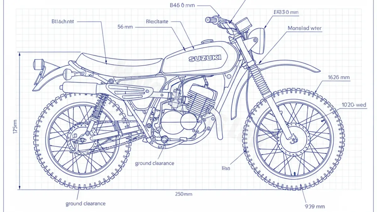 Oil & Tires: Suzuki TS 50 XR - TS50XR Technical Specifications specs