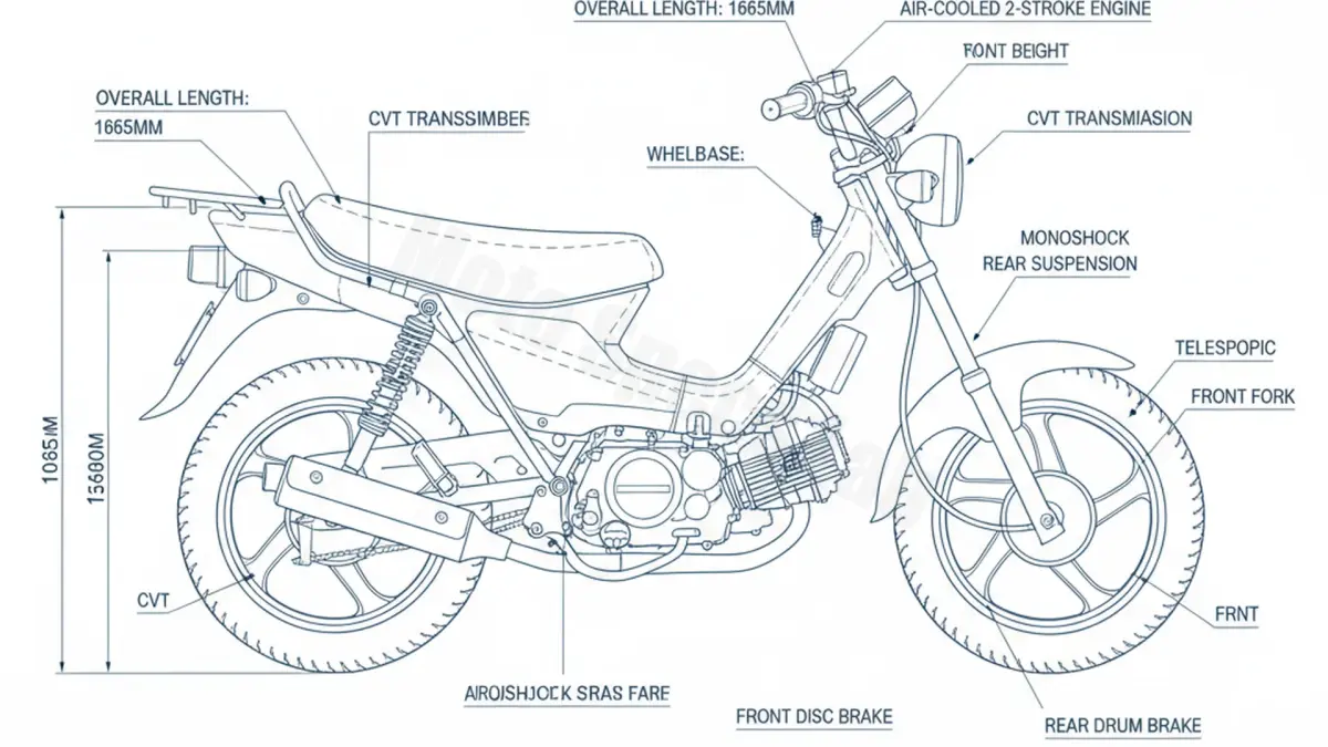 Suzuki UF 50 ESTILETE - WVBA Workshop Data: Fluids, Plugs & Tires
