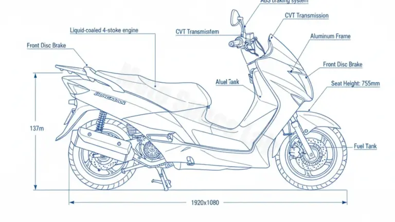 Suzuki UH 125 BURGMAN ABS – C8 (2018) Data: Oil Capacity & Rim Specs