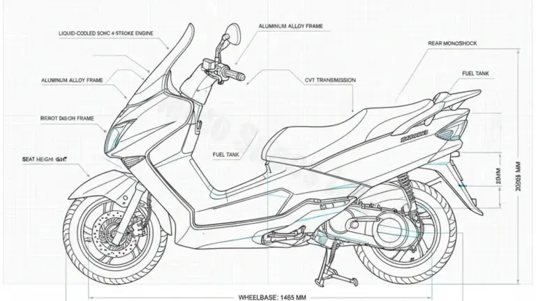 Suzuki UH 200 BURGMAN – CD (2014 – 2020) Factory Oil & Tire Pressure Data