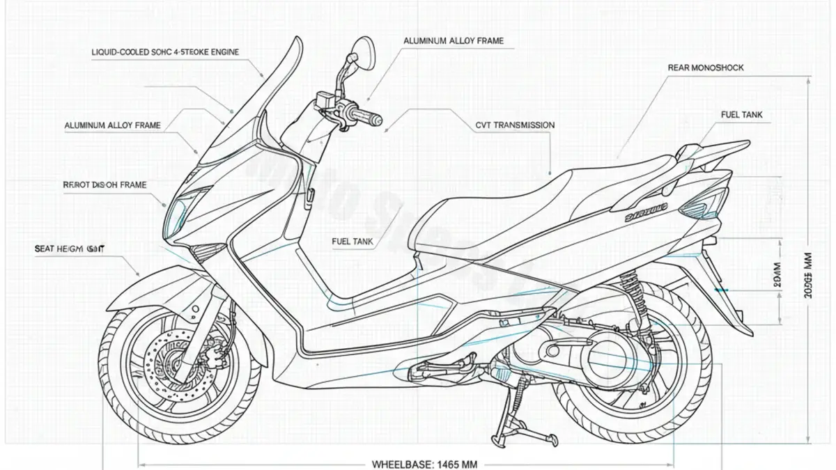 Suzuki UH 200 BURGMAN - CD (2014 – 2020) Factory Oil & Tire Pressure Data specs