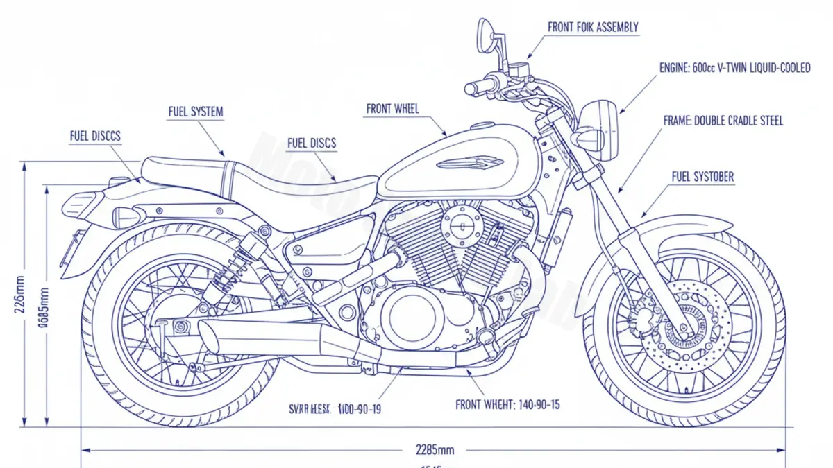 Suzuki VS 600 GL/GLU INTRUDER - VN51B Service Guide: Oil Level & Tire Specs specs