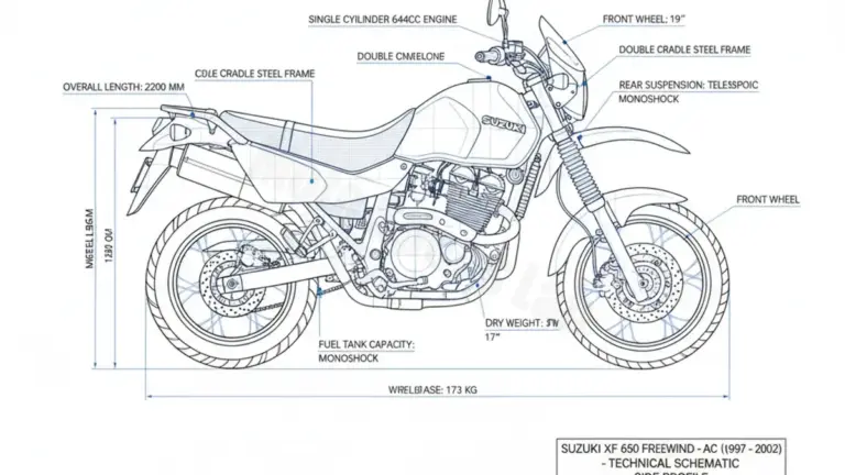 Suzuki XF 650 FREEWIND – AC Maintenance: Recommended Oil & Tires