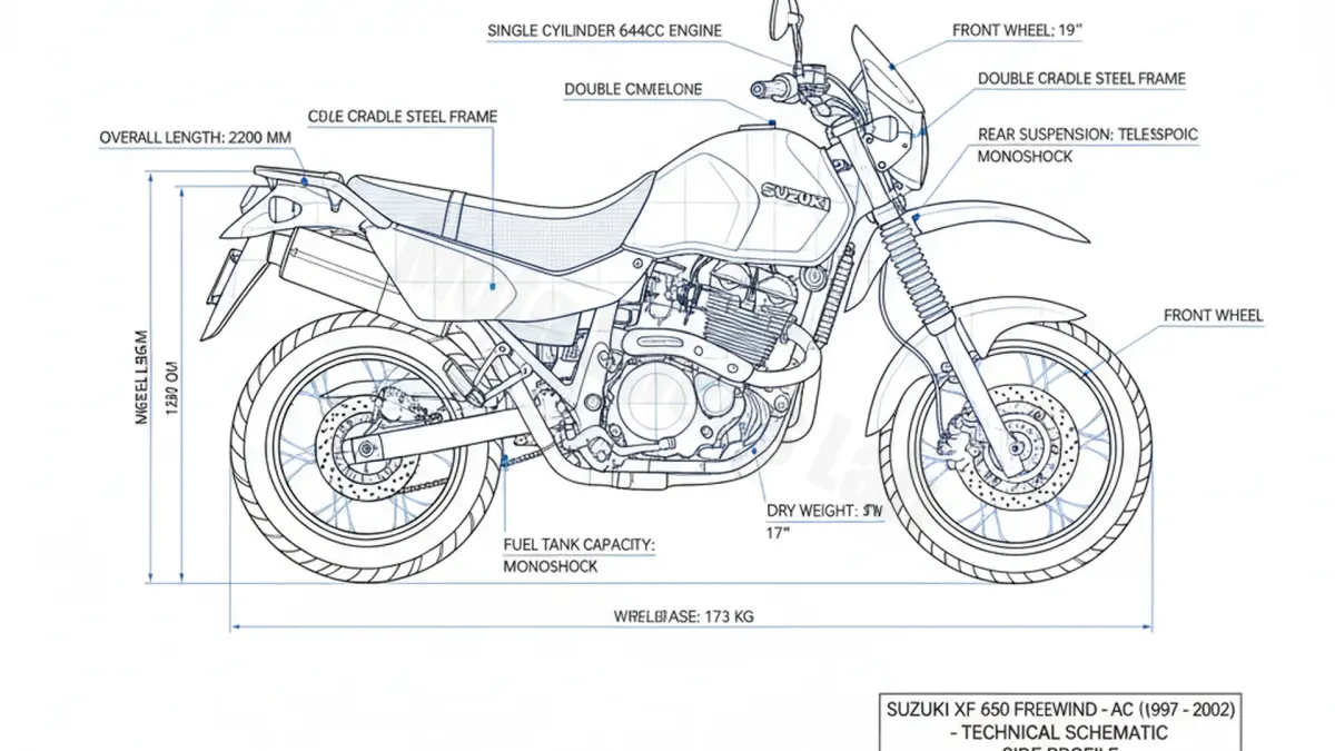 Suzuki XF 650 FREEWIND - AC Maintenance: Recommended Oil & Tires