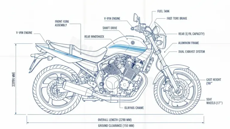 Yamaha BT 1100 BULLDOG – RP051 (2002 – 2004) Data: Oil Capacity & Rim Specs