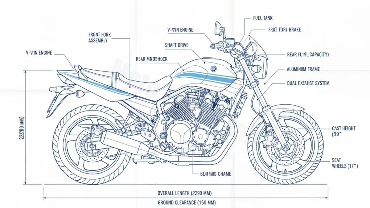 Yamaha BT 1100 BULLDOG - RP051 (2002 – 2004) Data: Oil Capacity & Rim Specs specs