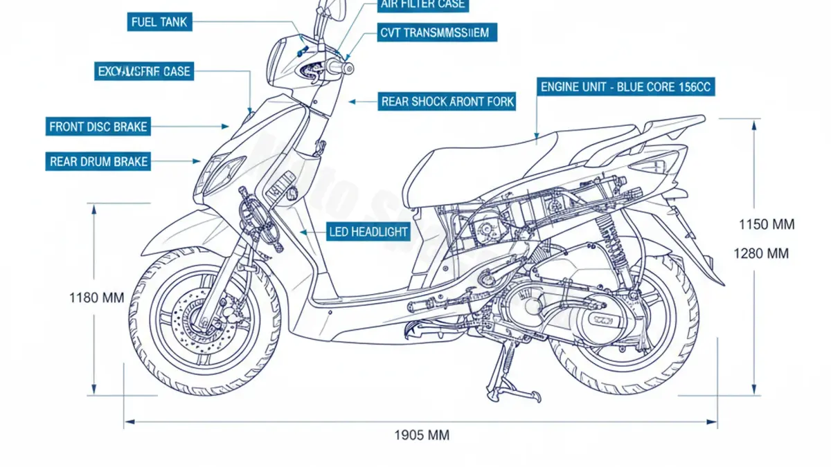 Yamaha D'ELIGHT 125 (LTS125-C) (EURO 4) - SED5 Maintenance Schedule & Torque Settings specs