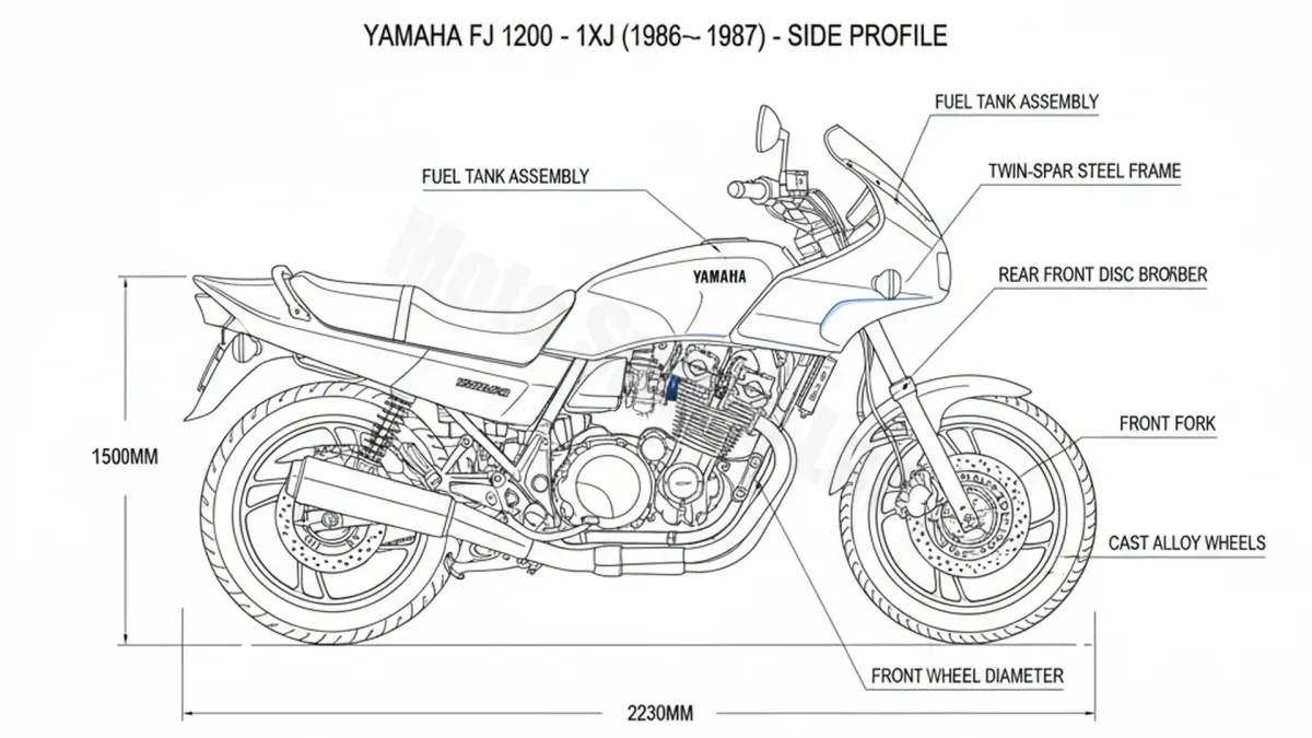 Review: Yamaha FJ 1200 - 1XJ (1986–1987) Specs & Features