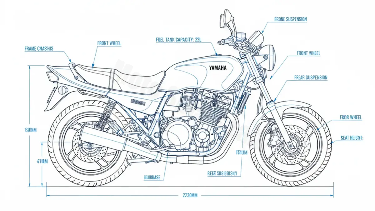 Oil & Tires: Yamaha FJ 1200 - 3CW Technical Specifications