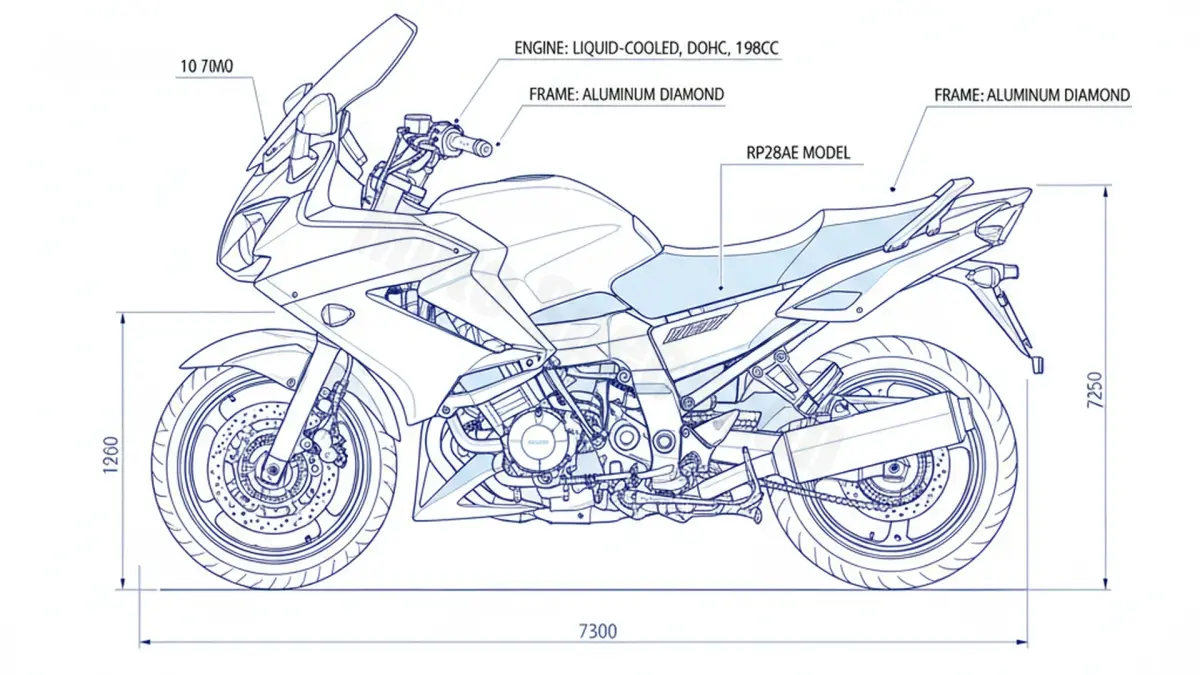 Yamaha FJR 1300 AE (EURO 4) - RP28AE Workshop Data: Fluids, Plugs & Tires