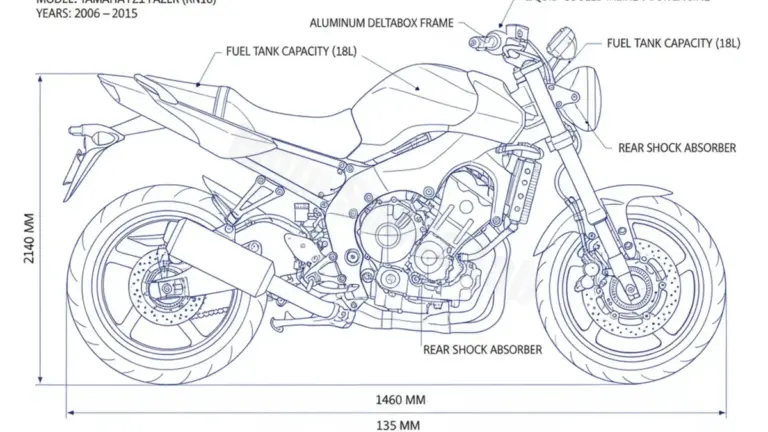 Yamaha FZ1 FAZER – RN16/FAZER Specs: Oil Capacity & Tire Pressure