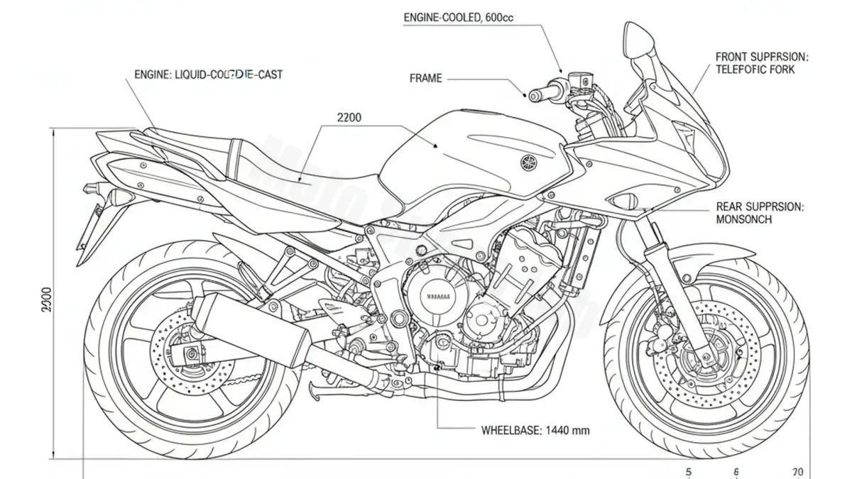 Yamaha FZ6 FAZER - RJ071 Full Specifications & Ownership Data specs