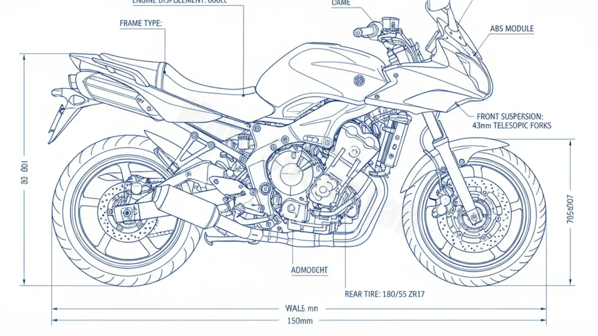 Yamaha FZ6 FAZER S2 (ABS) - RJ149 Maintenance Schedule & Torque Settings specs