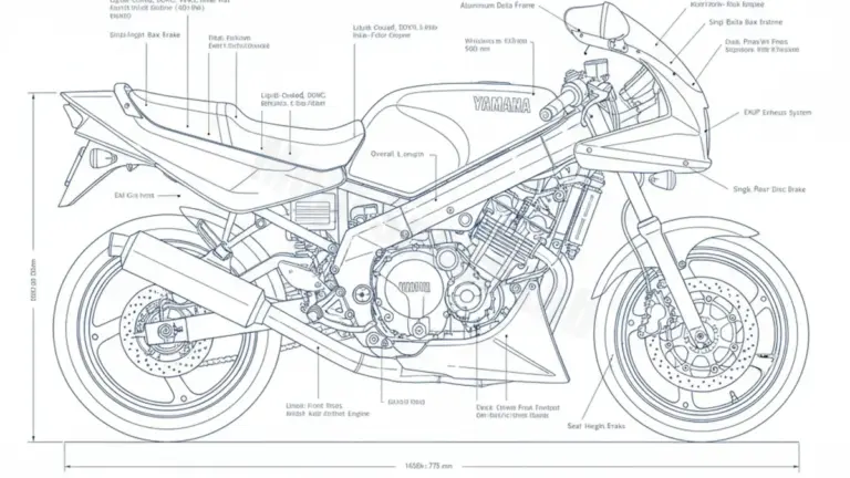 Oil & Tires: Yamaha FZR 1000 – 2LA Technical Specifications