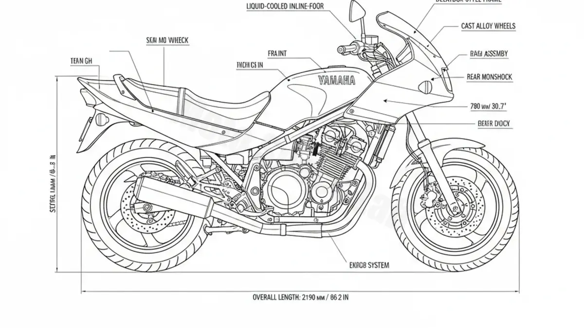 Yamaha FZX 750 FAZER - 2JE Technical Review & Maintenance Guide