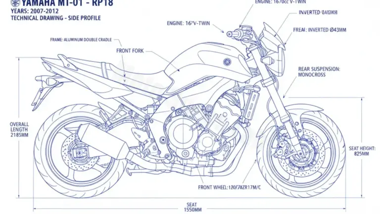 Yamaha MT-01 – RP18 Maintenance: Recommended Oil & Tires