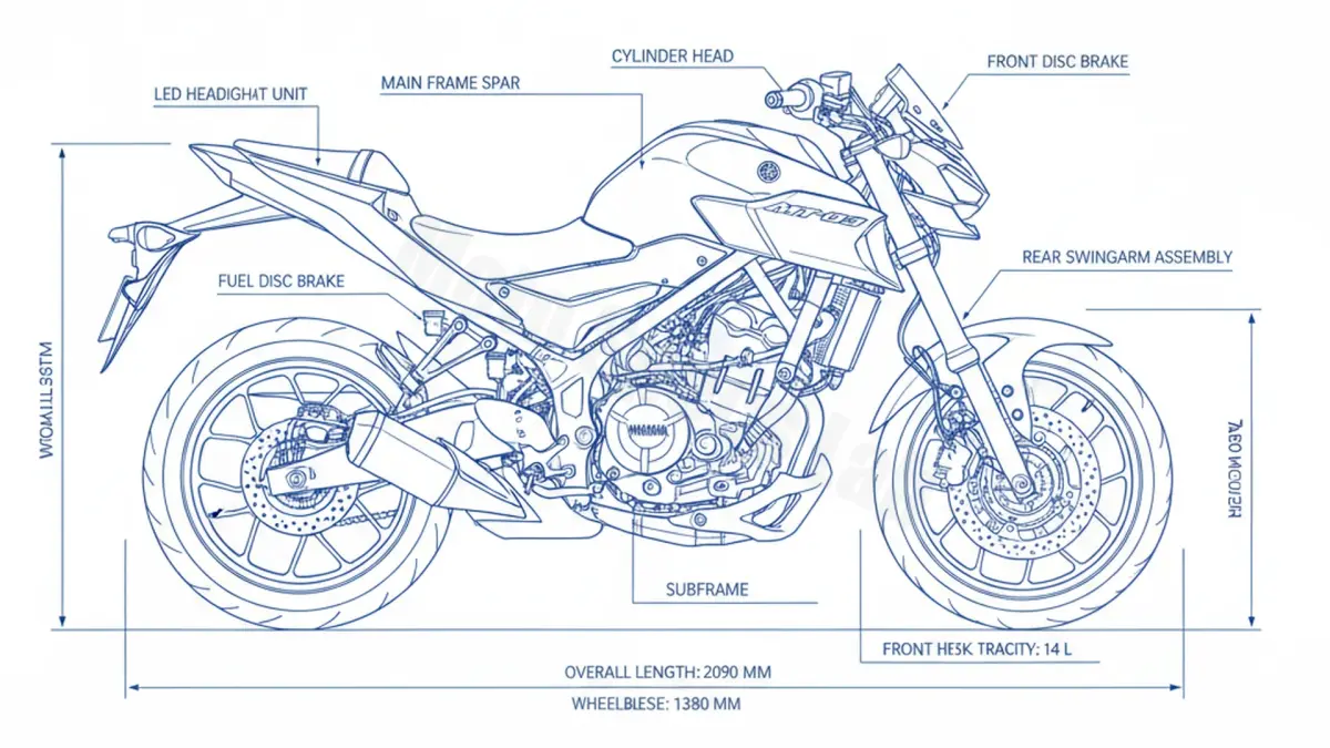 Yamaha MT-03 (EURO 5) - RH21 Full Specifications & Ownership Data specs