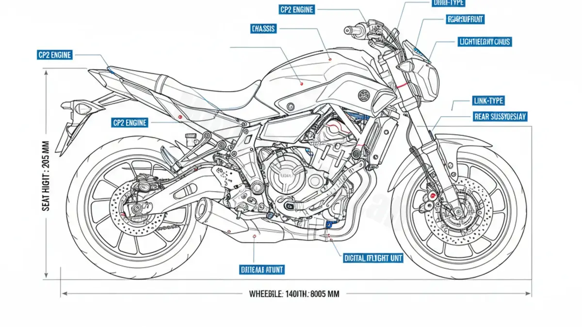 Yamaha MT-07 - MT07/23 Specs: Engine Oil, Gap & Tire PSI