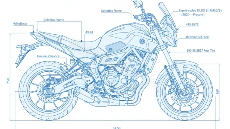 Yamaha MT-07 TRACER 700 /GT (EURO 5) – RM30/31 Maintenance: Recommended Oil & Tires