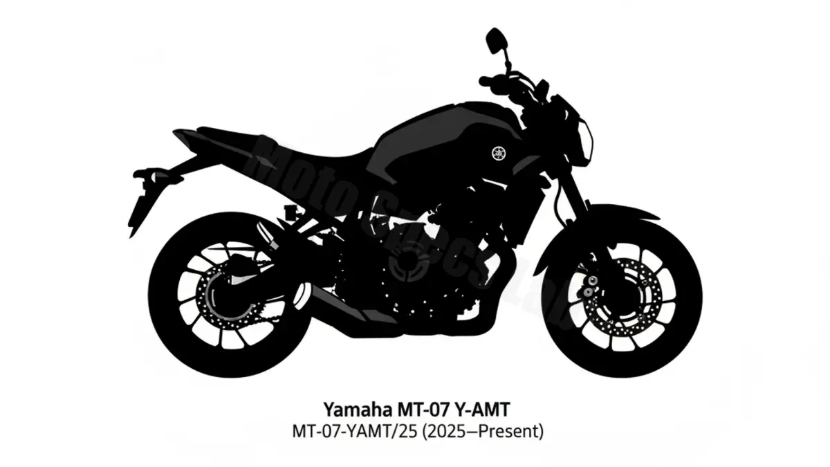 Yamaha MT-07 Y-AMT - MT-07-YAMT/25 Maintenance: Recommended Oil & Tires specs