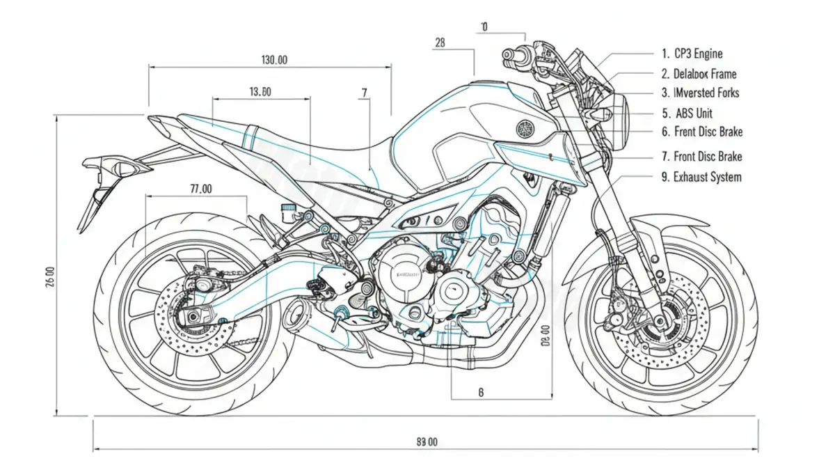 Yamaha MT-09 ABS/STREET RALLY/SPORT TRACKER - RN29 Technical Review & Maintenance Guide specs