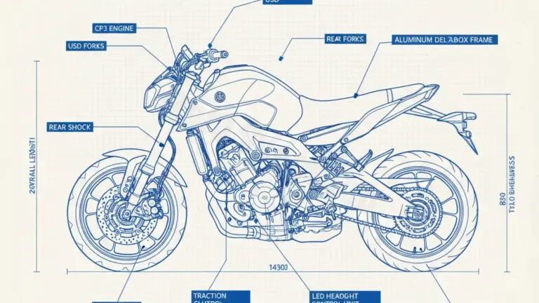 Yamaha MT-09 (EURO 5+) – RN87 Full Specifications & Ownership Data