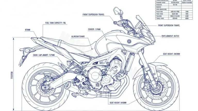 Yamaha MT-09 TRACER – RN29F Workshop Data: Fluids, Plugs & Tires