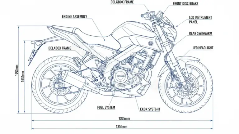 Yamaha MT-125 – RE114/RE115 Workshop Data: Fluids, Plugs & Tires