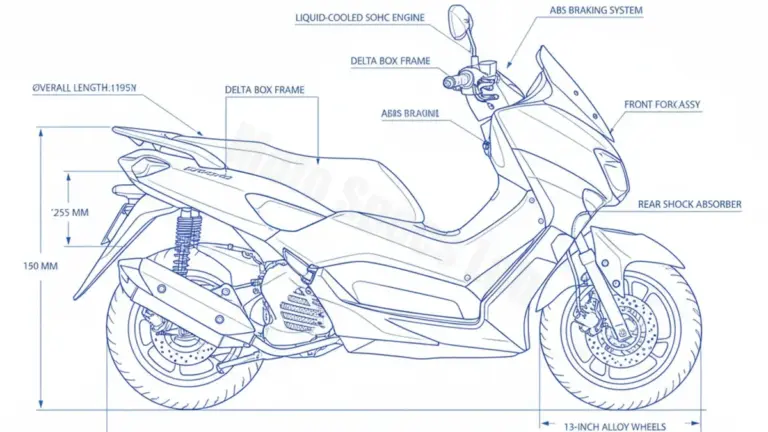 Yamaha N-MAX 125 (GPD125-A) (EURO 4) – SEC71 Service Guide: Oil Level & Tire Specs
