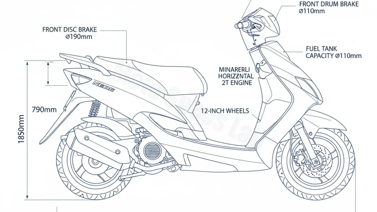 Yamaha NEO'S 50 (YN 50) 2-TAKTER - SA341 Maintenance: Recommended Oil & Tires specs