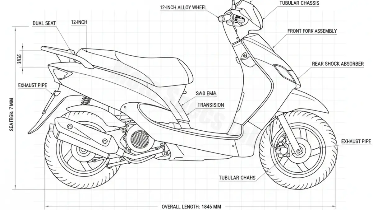 Yamaha NEO'S 50 (YN 50) 4-TAKTER - SA40 Maintenance: Recommended Oil & Tires specs